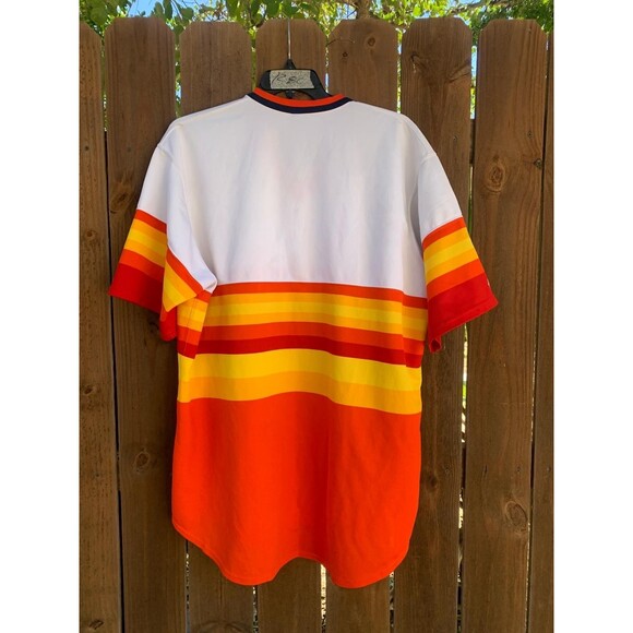 Vintage 90s Houston Astros embroidered Jersey Size 3XL Cooperstown by majestic - Picture 3 of 7
